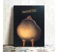 MAIMANG Abstract Humorous Animal Duck Canvas Poster Prints Are Suitable for Bedrooms Living Rooms Kitchens and Indoor Home Decoration(80x120cm/Frame)
