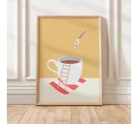 MAIMANG Sailboat Rocket Hot Air Balloon Plane Train Car Wall Art Nordic Posters Painting Cartoon Pictures Kids Room Decor(60x80cmx2/Frameless)