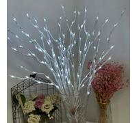 Maimeili 6 PCS LED Lighted Twig Branches 120 LED Beads Warm White Colored Battery Operated Decorative Branch Lights for Vase Bedroom Restaurant Coffee Bar Library Party Photo Background 70CM
