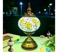 Maimeili DIY Kit Mosaic Night Light Corded Turkish Table Lamp USB Powered Bedside Lamps for Home Decor Kitchen Bathroom Office Birthday Dining Table