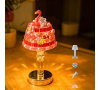 Maimeili DIY Kit Mosaic Night Light Cordless Turkish Table Lamp