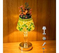 Maimeili DIY Kit Mosaic Night Light Cordless Turkish Table Lamp