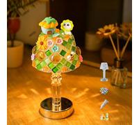 Maimeili DIY Kit Mosaic Night Light Cordless Turkish Table Lamp