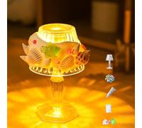 Maimeili DIY Kit Mosaic Night Light Cordless Turkish Table Lamp