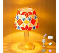 Maimeili DIY Kit Mosaic Night Light Cordless Turkish Table Lamp