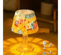 Maimeili DIY Kit Mosaic Night Light Cordless Turkish Table Lamp