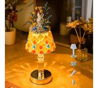 Maimeili DIY Kit Mosaic Night Light Cordless Turkish Table Lamp