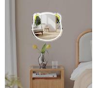 Maimeili LED Mirror Neon Lights Dressing Up Mirror Cat/Shine Heart/Bat/Butterfly Shape Neon Signs Modern Home Girl Room Bathroom Salon Wall Art Decor Gift For Girlfriend USB Powered