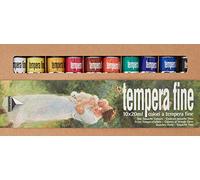 Maimeri Cato Box with 10 Tubes 20 ml Assorted Colours Fine Tempera Line