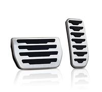 MAIMOCCY Gas Accelerator Brake Foot Pedal Cover Compatible for Range Rover Evoque Discovery Sport Jaguar XE F-Pace E-Pace Accessories Non-Slip