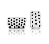 MAIMOCCY Stainless Steel Gas Fuel Oil Brake Foot Pedal Cover Compatible for Honda Accord CR-V Civic Passport Odyssey Anti-Slip Accessories