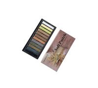 MAIMOUFIN 12-Pack Earth-Tone Soft Chalk Pastels,Artist Pastels (Brown)