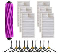 Main and Side Brush Filter Kit for Eureka E20 Plus Vacuum Cleaners Optimal Performance (B)