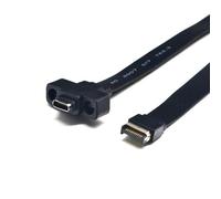 Main board connecting line, Connectors USB 3.1 Front Panel Type E to C Extension Cable 10Gbps Internal Adapter 1PC(50cm)