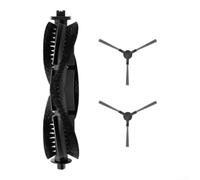 Main Brush And Dual Side Brushes Set For Midea Vcr11 Vcr11w Vcr11b Mi6bk Mi6wh Robot Vacuum To Remove Dirt Dust And Pet Hair From Floors(B)