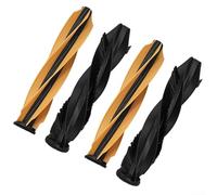 Main Brush Compatible With for DREAME Aqua10 Ultra Roller Robot Vacuum, 2 Pack Optimized Design For Tight Spots And Low Furniture, Effective Hair Removal Tool For Home Cleaning Maintenance(4pcs)