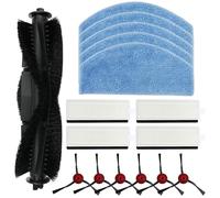 Main Brush Filters Mop Cloths Side Brushes Kit For Laresar Mars01 / For Lubluelu SL68 Parts Accessories Main Brush Side Brush Filter Kit Robot Vacuum Parts(B)