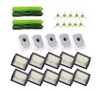 Main Brush Hepa Filter Side Brush Dust Bag Kit Compatible With IRobot Roomba I7 I7+ I8 E5 E6 J7 J7+ I Series Robot Vacuum Cleaner (Color : As the picture-04)