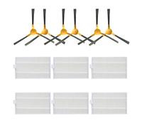 Main Brush HEPA Filter Side Brush Kits Compatible For MOOSOO Robot RT30 RT40 RT50 R3 R4 Accessory Set Vacuum Cleaners Parts Accessories (Color : 06)