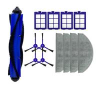 Main Brush Hepa Filter Side Brush Mop Cloth For Anker For Eufy For RoboVac X8 Series Hybrid Robot Vacuum Cleane Parts Commendable (Color : Chocolate)