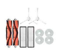 Main Brush Hepa Filter Side Brushes Mop Cloth dust Bag/Fit for Dreame S10 S10 Pro/Fit for Xiaomi Mijia B101CN Vacuum Cleaner Part (Color : Gold)