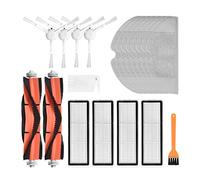 Main Brush Hepa Filter Side Brushes Mop Cloth/Fit For Xiaomi Mijia Vacuum 1C 2C 1T F9 Vacuum Cleaner STYTJ01ZHM And STYTJ02ZHM Sweeping Robot Set (Color : Red)