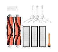 Main Brush Hepa Filter Side Brushes Mop Cloth/Fit For Xiaomi Mijia Vacuum 1C 2C 1T F9 Vacuum Cleaner STYTJ01ZHM And STYTJ02ZHM Sweeping Robot Set (Color : Chocolate)