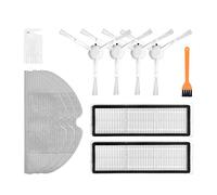 Main Brush Hepa Filter Side Brushes Mop Cloth/Fit For Xiaomi Mijia Vacuum 1C 2C 1T F9 Vacuum Cleaner STYTJ01ZHM And STYTJ02ZHM (Color : Dark rey)