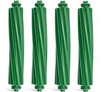 Main Brush Replacement Parts for iRobot Roomba Plus 505/405 Combo Vacuum Cleaner, Rubber Brush for Roomba 205 DustCompactor and Plus 507 Combo Robot Replacement Brush Accessories, Pack of 4
