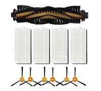 Main Brush, Side Brush And Filter Replacement Kit For Conga M50 / M50 For X-Treme Robot Vacuum Cleaner Ensures Thorough Cleaning Of Hard-To-Reach Areas