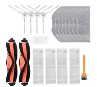 Main Brush Side brush Filter kits/Fit For Xiaomi Mijia G1 MJSTG1 Vacuum cleaner Vacuum-Mop Essential Sweeping Robot Set (Color : Pink)