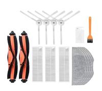 Main Brush Side brush Filter kits/Fit For Xiaomi Mijia G1 MJSTG1 Vacuum cleaner Vacuum-Mop Essential (Color : Light Grey)