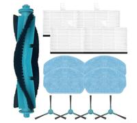 Main Brush, Side Brush, Filter & Mop Cloth Kit for Conga 7690 Immortal Max Home M - Replacement Parts Compatible with for Conga 7690 Series, 1(B)