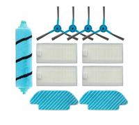 Main Brush, Side Brush, HEPA Filter, Mop Cloth, Compatible For Cecotec Conga 4090 4490 4690 5090 5490, Vacuum Cleaner parts (Color : Set h)