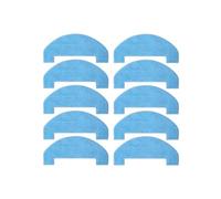 Main Brush, Side Brush, Hepa Filter, Mop Cloth, Dust Bags，Compatible for Proscenic Q20Plus / Q10 / Q8 / Q8 Max, Robot Vacuum Cleaner Accessories Spare Parts(Mop Cloth 10pcs)