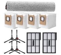 Main Brush Side Brushes Cleaner Bag Filter Kit Hygienic Dust Containment For Eufy For Omni E25 / E28 Household Cleaning Tool