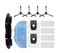 Main Brush Sweeping Robot Replacement Filter Bag Side Brush Spare Part Texture For RE4 Plus RE5 Plus Models Maintenance Vacuum Set