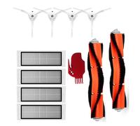 Main Brush Washable Hepa Filter Side Brush Compatible With Xiaomi Mijia 1S SDJQR01RR Xiaowa C10 E35 E3 Robot Vacuum Cleaner Accessories (Color : MT2)