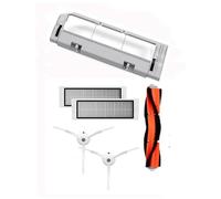 Main brush Washable hepa filter side brush kit/Fit For Xiaomi Mi vacuum 1st 1S Robot Roborock S50 S51 S55 S6 (Color : Navy Blue)