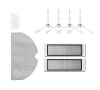 Main brush Washable hepa filter side brush kit/Fit For Xiaomi Mi vacuum 1st 1S Robot Roborock S50 S51 S55 S6 T60 T61 T65 parts (Color : Chocolate)