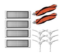 Main Brush Washable Hepa Filter Side Brush Kit/Fit For Xiaomi Mi Vacuum 1st 1S Robot Roborock S50 S51 S55 S6 T60 T61 T65 Parts Sweeping Robot Set (Color : As the picture-09)
