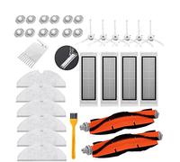 Main brush Washable hepa filter side brush kit/Fit For Xiaomi Mi vacuum 1st 1S Robot Roborock S50 S51 S55 S6 T60 T61 T65 parts Sweeping Robot Set (Color : Navy Blue)