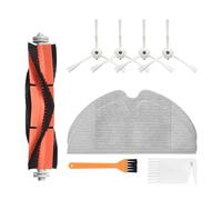 Main Brush Washable hepa Filter Side Brush kit/Fit for Xiaomi Mi Vacuum 1st 1S Robot Roborock S50 S51 S55 S6 (Color : Green)