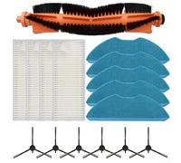 Main Brush with Side Brushes and Microfiber Mop Cloths Designed for HomeRun 3000 Series XU3100/01 XU3110/02 XU3000/01 XU3000/02 XV1430/00 (B)
