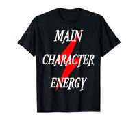 Main Character Energy - Lightning Bolt Graphic T-Shirt