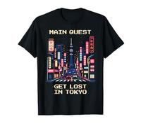 Main Quest: Lost in Tokyo | Urban Pixel Wanderlust T-Shirt