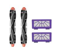 Main Roller Brush Dust Hepa Filter Replacement,Compatible For Neato XV-21 XV-11 XV-12 XV-15 XV Compatible For Signature Pro。 Vacuum Cleaner Parts (Color : 4PCS-01)