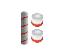 Main Roller Brush, Filter, Central Brush Accessories. Compatible For Dreame V8, V9, V9B, V9D, V9P, XR, V10, V11, V16. Vacuum Cleaner Spare Parts(Color:1 brush roll+2 filters)
