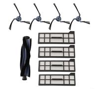 Main Roller Brush Kit for eufy for x10 Pro for omni Vacuum Main | Optimized roller design lifts dirt from carpets and hard floors; enhances suction efficiency