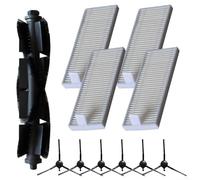 Main Roller Brush Side Brush Filter Kit Compatible For Eureka Lvac Voice Nuo Robot Vacuum, Quick Installation Vacuum Cleaner Replacement Accessories